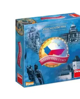 Deskové hry Dino Máme rádi Česko rodinná společenská hra v krabici 24x24x6cm
