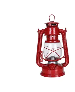 Zahradní lampy Brilagi Brilagi - Petrolejová lampa LANTERN 24,5 cm červená 