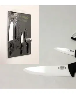 Sady nožů PROHOME - Nože keramické sada 2ks+škrabka+kryt