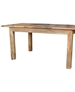 Jídelní stoly Rozkládací stůl Hina 140/180x90 z mangového dřeva