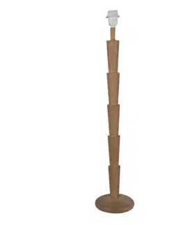 Lampy Hnědá dřevěná noha k lampě Pamila - Ø 17*80 cm  Clayre & Eef 5LMP346