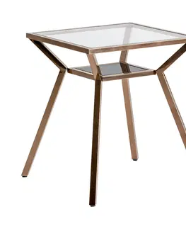 Designové a luxusní konferenční stolky Estila Designový konferenční stolek Calw v Art Deco stylu