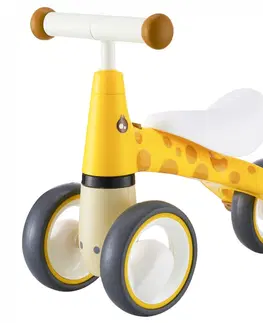 Odrážedla Dětské odrážedlo Žirafa EcoToys žluté