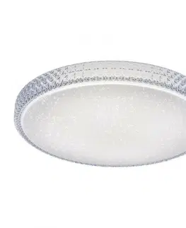 Klasická stropní svítidla LEUCHTEN DIREKT is JUST LIGHT LED stropní svítidlo, kruhové, transparentní 2700-5000K LD 14372-00