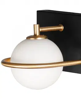 Svítidla TooLight Nástěnná lampa KINKIET STYLE XI černá/zlatá