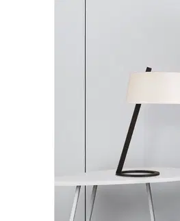 Stolní lampy Sofahouse 28837 Designová stolní lampa Kaavia 55 cm bílá / černá