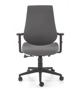 Kancelářské židle HALMAR Kancelářská židle Bodus šedá/černá