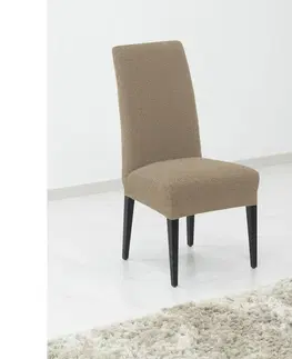 Židle Potah elastický na celou židli, komplet 2 ks Denia, oříškový