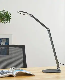 Stolní lampy kancelářské Lucande Stolní lampa LED Mion se stmívačem