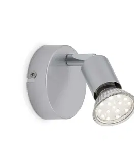 LED bodová svítidla BRILONER Bodové svítidlo pr. 8 cm 1xGU10 3W 250lm titan BRI 2906-014