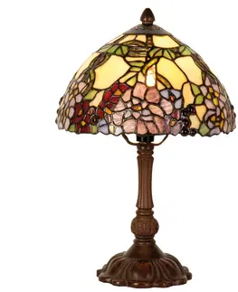 Svítidla Stolní lampa Tiffany - Ø 22*32 cm 1x E14 Clayre & Eef 5LL-1103