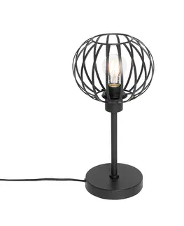 Stolni lampy Designová stolní lampa černá - Johanna