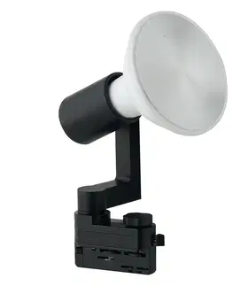 Svítidla pro 3fázový kolejnicový systém Eco-Light 3fázový lištový reflektor Express, E27, černý