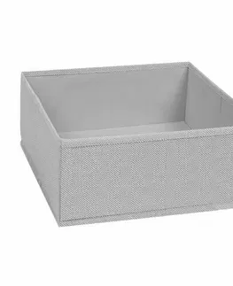 Úložné boxy Compactor Organizér Boston L 28 x 28 x 12 cm, šedá
