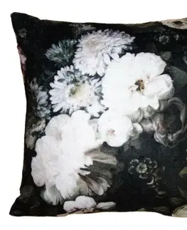 Dekorační polštáře Povlak na polštář s květinami Manon - 45*45 cm Clayre & Eef KT021.222