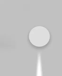 LED venkovní nástěnná svítidla Artemide Effetto kruh 1 narrow beam šedá / bílá T42121NW00