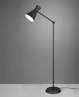Stojací lampy Reality Leuchten Stojací lampa Enzo, výška 150 cm, černá