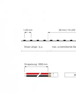 LED pásky 230V Light Impressions Deko-Light flexibilní LED pásek 1808-700-48V-3000K-5m 48V DC 93,50 W 3000 K 8130 lm 5000 840344