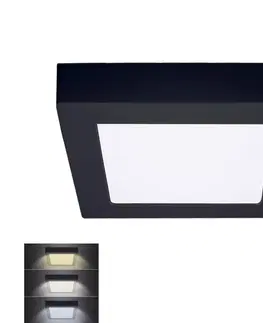 Svítidla   WD171-B- LED Stropní svítidlo LED/12W/230V 3000/4000/6000K černá hranatý 
