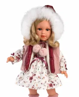 Hračky panenky LLORENS - 54037 LUCIA - realistická panenka s měkkým látkovým tělem - 40 cm