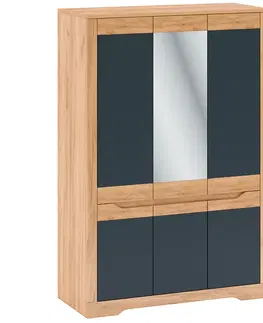 Šatní skříně Šatní skříň se zrcadlem FIDEL Tempo Kondela