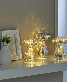 Svíčky a světelné dekorace LED skleněná houba