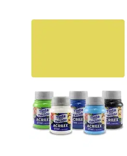 Hračky ACR - ACR Barva na textil 37ml, Lemon Yellow