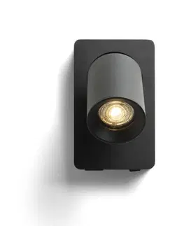 Moderní bodová svítidla RED - DESIGN RENDL RENDL VOLTERA USB nástěnná černá 230V GU10 50W R13764