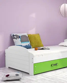 Postele BMS Dětská postel LILI Barva: bílá / zelená