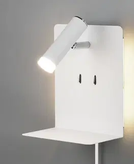 Nástěnná svítidla Trio Lighting Nástěnné LED světlo Element s policí bílý mat