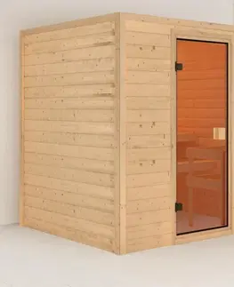 Sauny Interiérová finská sauna s kamny 3,6 kW Dekorhome