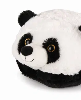 Hračky COZY NOXXIEZ - CS923 Panda - hřejivý plyšový pantofel