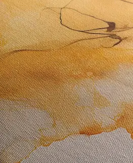 Mramorové obrazy Obraz žlutý mramor