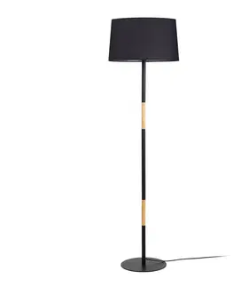 Stojací lampy Aluminor Stojací lampa Mikados LS, ocel a dřevěné prvky