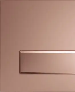 Ovládací tlačítka MEXEN Fenix 09 splachovací tlačítko, růžové zlato /kompatibilní s Geberit Sigma UP300 a UP320/ 600905