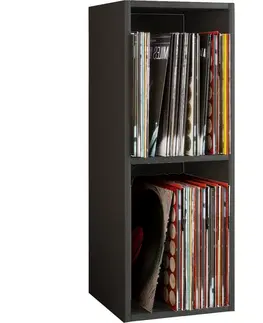 Regály Regál na vinylové desky Platto, Š. 34cm