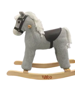 Hračky TRYCO - Houpací kůň Milo Grey, velký (36m+)
