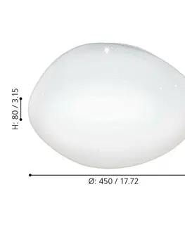 Designová stropní svítidla EGLO Stropní svítidlo SILERAS-A 98227