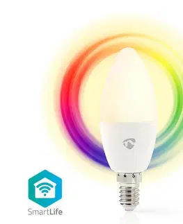 Svítidla Chytrá WiFi žárovka LED E14 4.5W RGB  WIFILC11WTE14