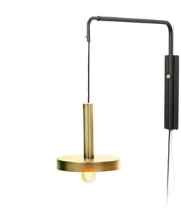 Industriální bodová svítidla FARO WHIZZ nástěnná nastavitelná lampa, zlatá a černá