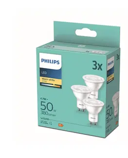 LED žárovky Philips Philips LED reflektor GU10 4,7W 2 700K 36° 3ks