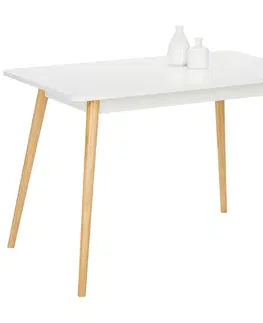 Jídelní stoly JÍDELNÍ STŮL Anouka, Bílý / Přírodní