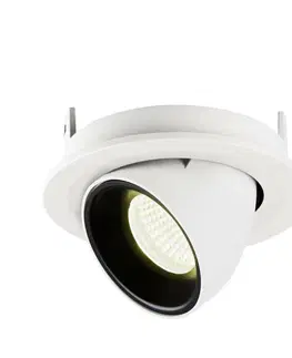 LED podhledová svítidla SLV BIG WHITE NUMINOS GIMBLE S zápustné stropní svítidlo bílé/černé 4000 K 55° 1005918