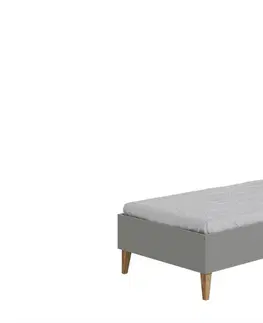 Dětské postýlky Kocot kids Dětská postel Kubi šedá, varianta 80x180, bez šuplíků, bez matrace