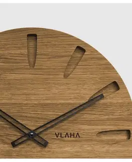 Hodiny VLAHA VCT1022 dubové hodiny Grand černá, pr. 45 cm
