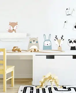 Samolepky na zeď Samolepky do dětského pokoje - Zvířátka
