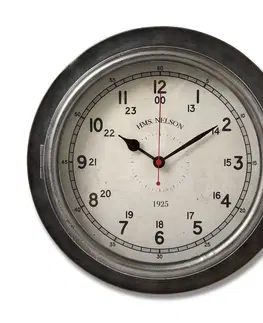 Stylové a designové hodiny Estila Retro hodiny NELSON 32cm