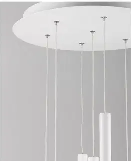 Designová závěsná svítidla Nova Luce Štíhlé designové LED svítidlo Ultrathin - 7 x 3 W, 1680 lm, bílá NV 9184023