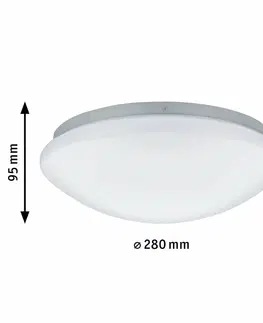 Klasická stropní svítidla PAULMANN Stropní svítidlo LED Leonis kruhové 10W teplá bílá 709.81