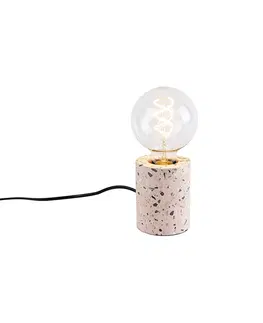Stolni lampy Designová stolní lampa růžová žula - Baranda